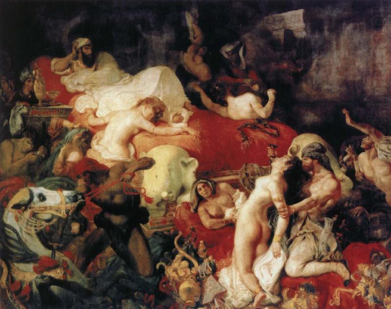 Saar reaches death of that handkerchief Ruse, Eugene Delacroix